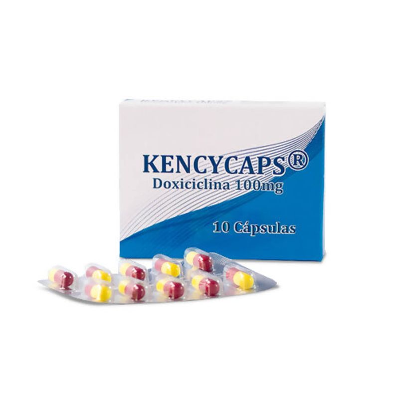 Kencycaps Doxiciclina 100 mg 10 Cápsulas