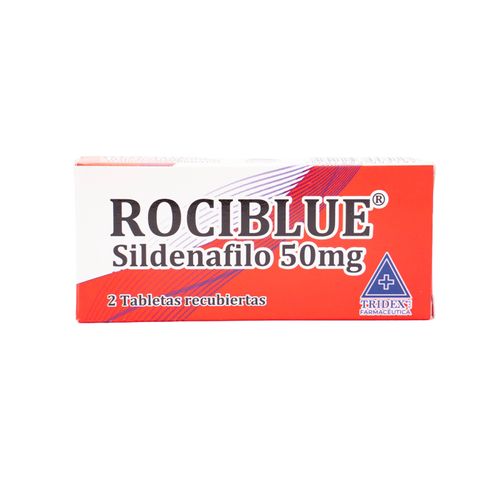 Rociblue Sildenafil 50 Mg Caja X 2 Tabletas Tridex
