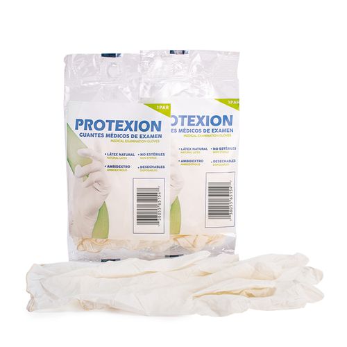 Guante Medico Protexion T- L Par