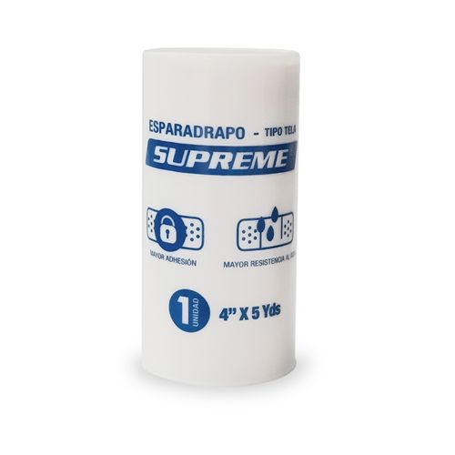 Esparadrapo Tela Blanco 4X5 Rollo Protex