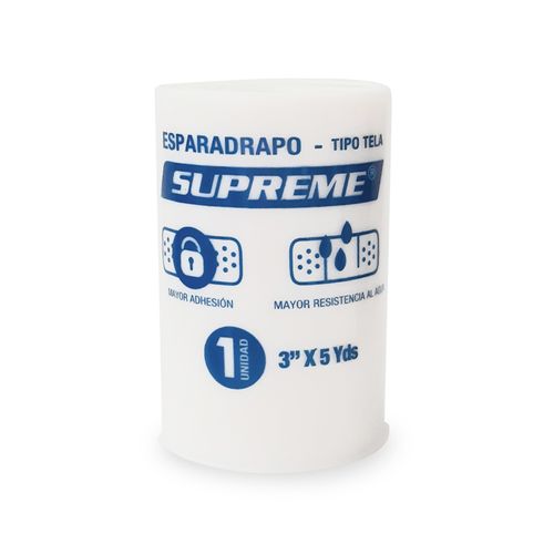 Esparadrapo Tela Blanco 3X5 Rollo Protex