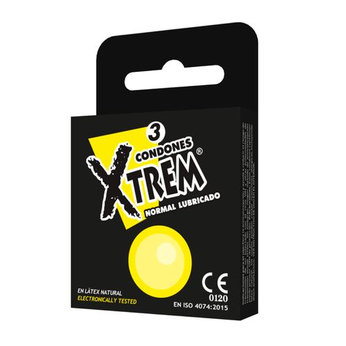 Preservativo Xtrem Normal Lubricante Caja X 3 Unidades Bcn