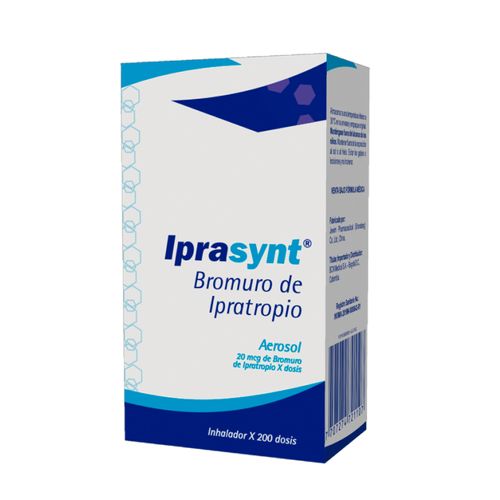 Iprasynt Bromuro De Ipratropio 20Mcg Frasco X 200 Dosis Inhalador Aerosol Bcn Medical