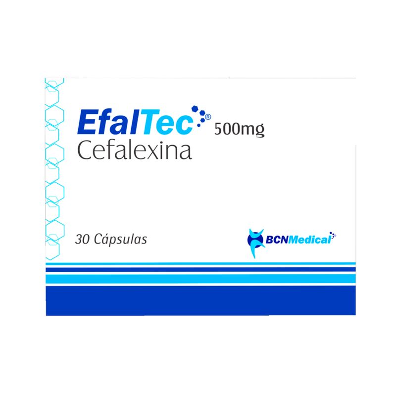 Efaltec Cefalexina 500 mg 30 Cápsulas