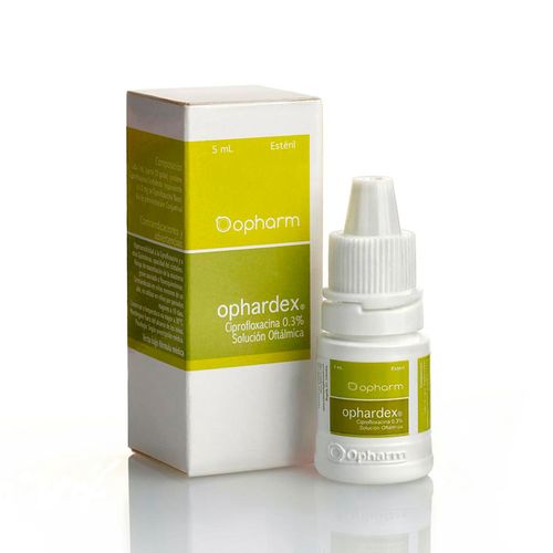 Ophardex Ciprofloxacina 3Mg Frasco X 5 Ml Solución Belleza Express