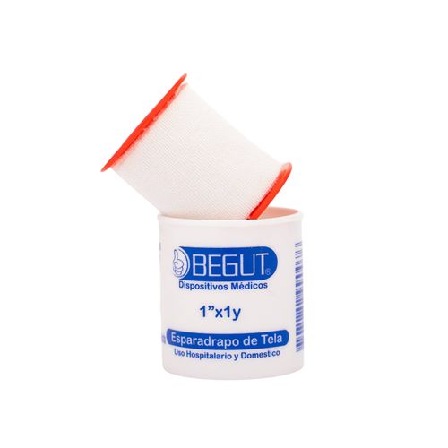 Esparadrapo Tela Blanco 1X1 Yardas Begut