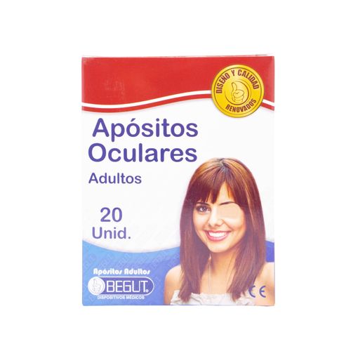 Aposito Ocular Adulto Caja X 20 Unidades Begut