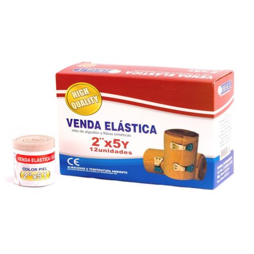 Venda Elástica Color Piel 2X5 Yardas Begut