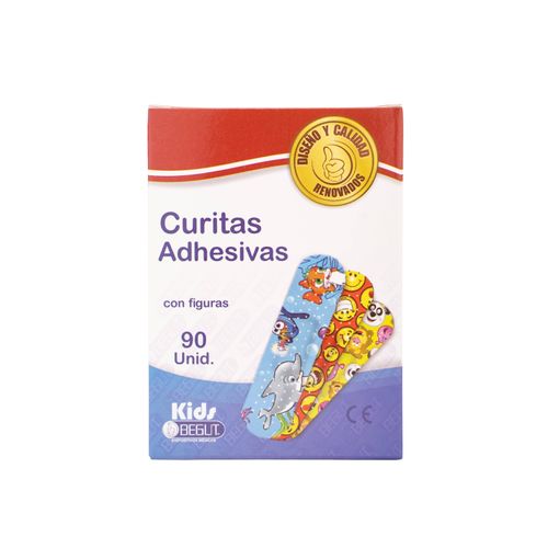 Curas Largas Kids Figuras Caja X 90 Unidades Begut