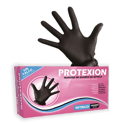 Guante Nitrilo Negro Talla M Caja X 100 Unidades Begut