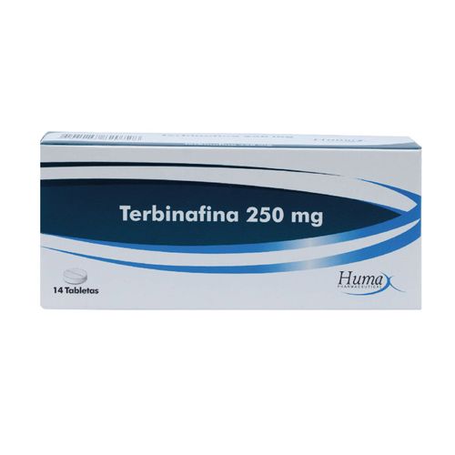 Terbinafina 250 Mg Caja X 14 Tabletas Humax