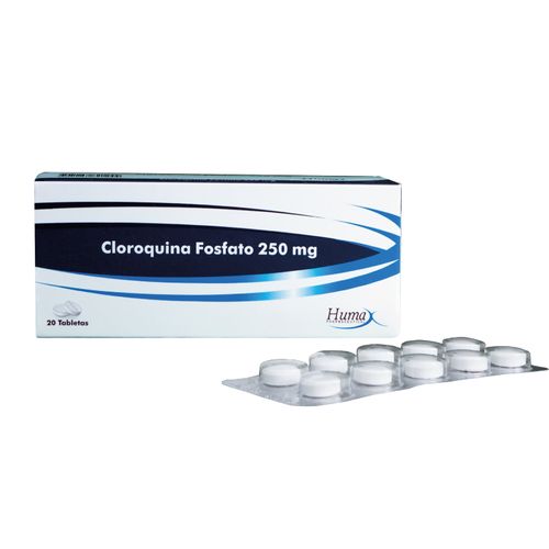 Cloroquina 250 Mg Caja X 20 Tabletas Humax