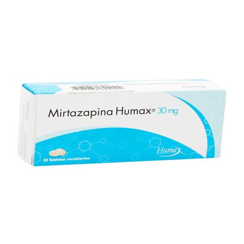 Mirtazapina 30 Mg Caja X 30 Tabletas Humax