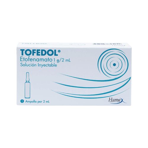 Tofedol Etofenamato 1 Gr/2 Ml Caja X 1 Solución Inyectable Humax