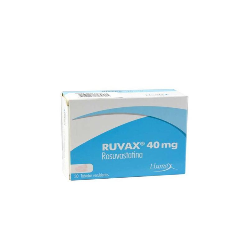 Ruvax Rosuvastatina 40Mg Caja 30 Tabletas Humax