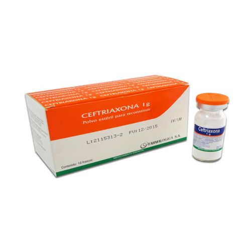 Ceftriaxona 1 Gr Caja X 10 Ampollas Recipe