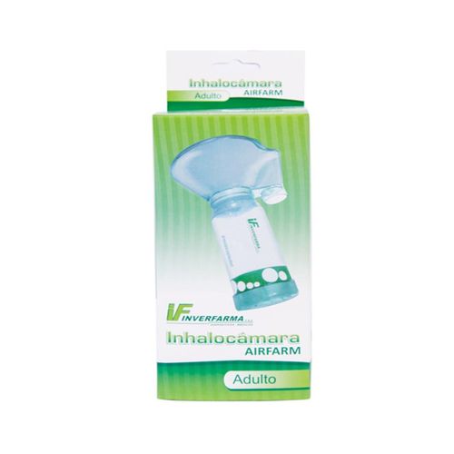 Inhalocámara Adulto Verde Caja X 1 Inverfarma