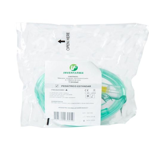 Kit Nebulización Pediátrico Unidad Inverfarma