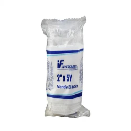 Venda Elástica Adhesiva Cohesiva 2X5 Yardas Inverfarma