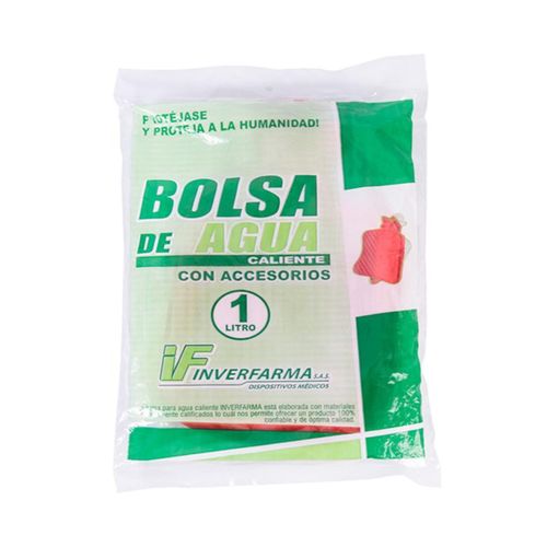 Bolsa Para Agua Caliente Con Accesorios 1000 Ml Unidad Inverfarma