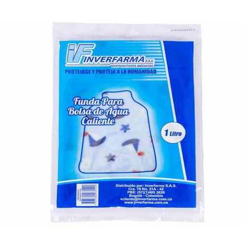 Funda Bolsa Agua Caliente 1000 Ml Inverfarma
