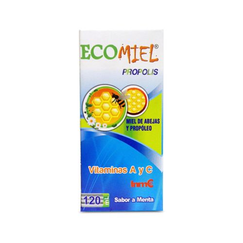 Propóleo Ecomiel Menta Jarabe Frasco X 120 Ml Comerlat
