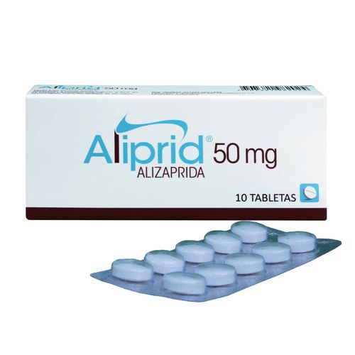 Aliprid Alizaprida 50 Mg Caja X 10 Tabletas Humax