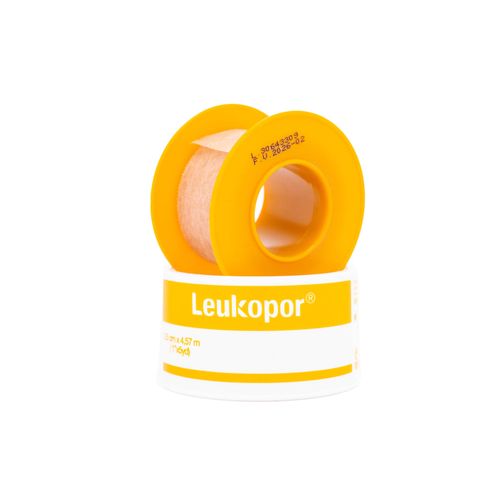 Esparadrapo Leukopor Piel 1/2 X 5 Bsn Medical