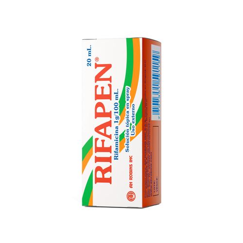 Rifapen Rifamicina Sódica 1% Spray Frasco X 20 Ml Aerosol Ah Robins