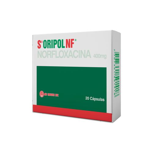 Oripol Nf Norfloxacina 400 Mg Caja X 20 Cápsulas Ah Robins