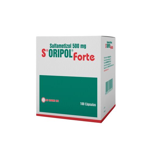Oripol Forte Sulfametizol 500 Mg Caja X 100 Cápsulas Ah Robins