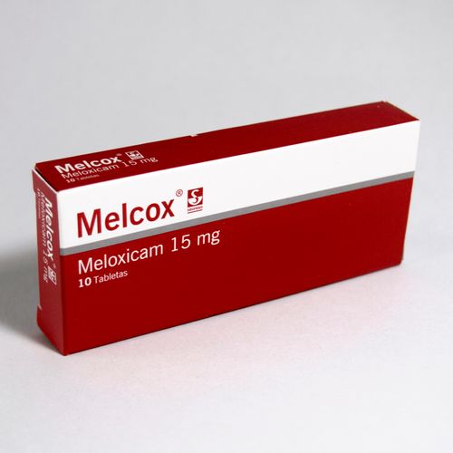 Melcox Meloxicam 15 Mg Caja X 10 Tabletas Siegfried