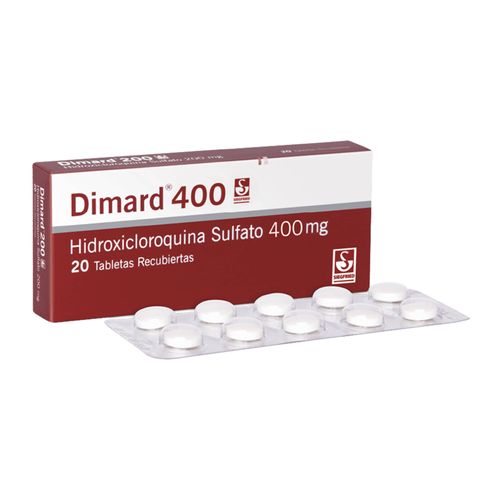 Dimard Hidroxicloroquina Sulfato 400 Mg Caja X 20 Tabletas Siegfried
