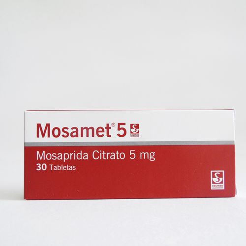 Mosamet Mosaprida Citrato 5 Mg Caja X 30 Tabletas Siegfried