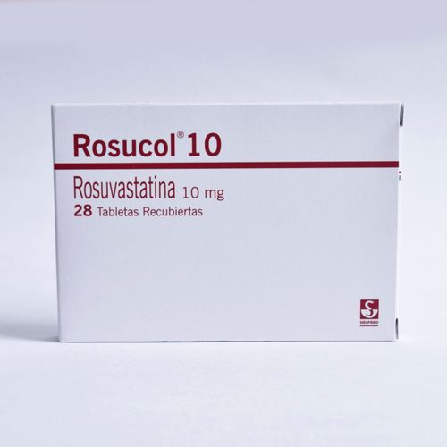 Rosucol Rosuvastatina 10 Mg Caja X 28 Tabletas Siegfried
