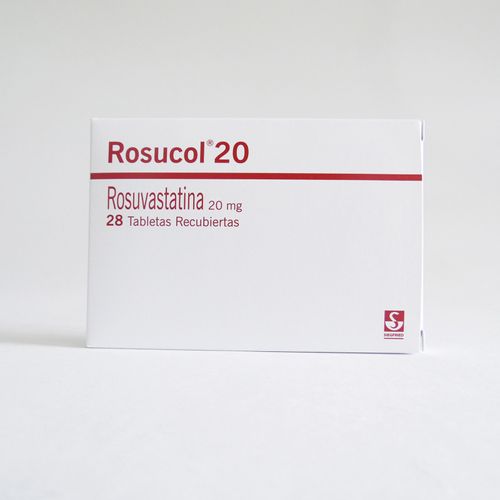 Rosucol Rosuvastatina 20 Mg Caja X 28 Tabletas Siegfried