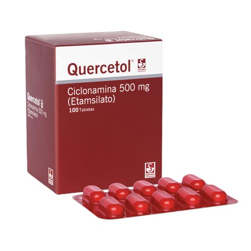 Quercetol Ciclonamina 500 Mg Caja X 100 Tabletas Siegfried