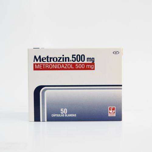 Metrozin Metronidazol 500 Mg Caja X 50 Cápsulas Siegfried