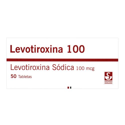 Levotiroxina 100 Mgc Caja X 50 Tabletas Siegfried