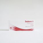 Sedorm Zopiclona 7.5 mg 20 Tabletas Rx