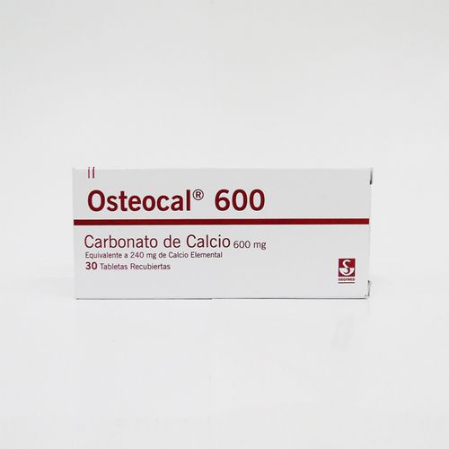 Osteocal D 600 Mg Caja X De 30 Tabletas Siegfried