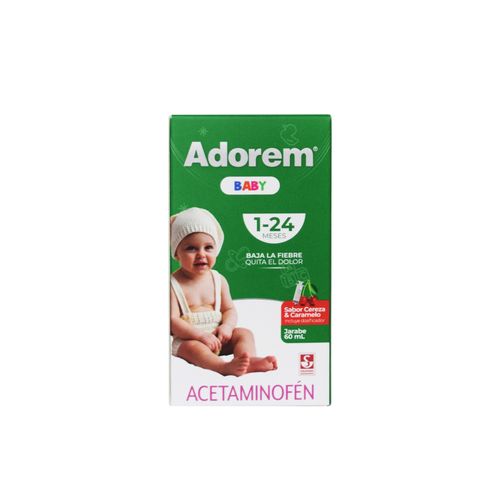 Adorem Baby Acetaminofén 3,2Gr/100Ml Jarabe Frasco X 60 Siegfried