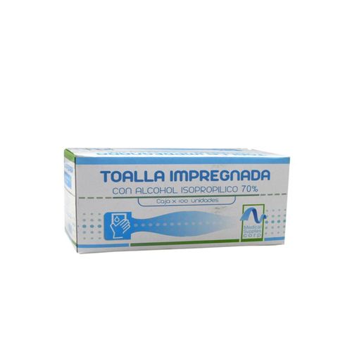 Toallas Con Alcohol Isopr Al 0.7 100 X 1 Vendamos