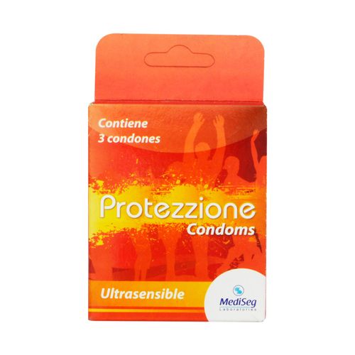 Preservativo Protezzione Ultra Sencible Caja X 3 Unidad
