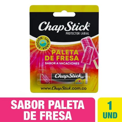 Chap Stick Paleta Fresa Unidad Gsk