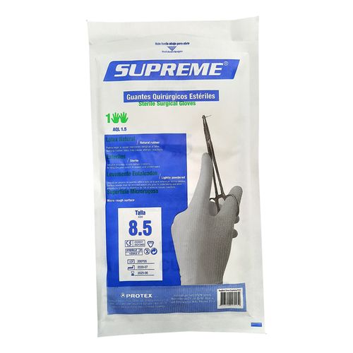 Guante Quirúrgico Estéril Supreme Talla 8 1/2 Par Protex