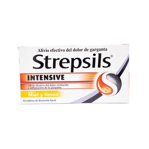 Strepsils Inten Miel Y Limón Flurbiprofeno 8.75Mg Caja X 64 Tabletas Health