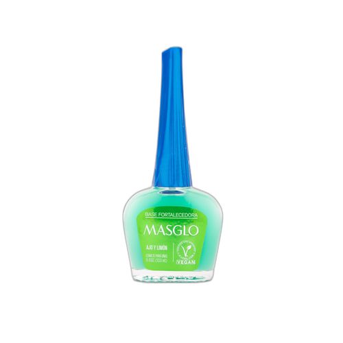 Base Para Uñas Fortalecedora Ajo Y Limón Frasco X 13.5 Ml Masglo