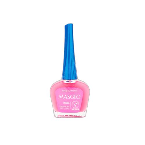 Base Para Uñas Nutritiva Rosada Frasco X 13.5 Ml Masglo