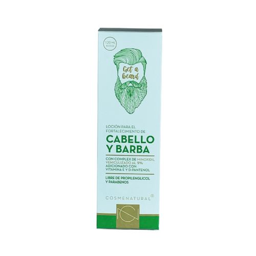 Minoxidil Loción Fortalecimiento Cabello Y Barba 120 Ml Cosmenatural